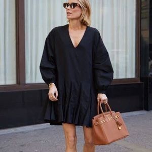 Anine Bing Peyton Dress Black